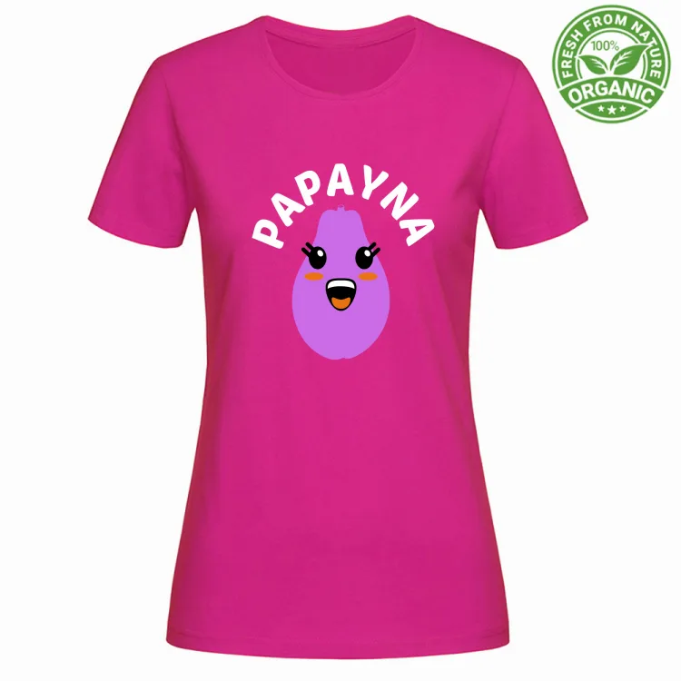 T-shirt Happy PAPAYNA woman organica