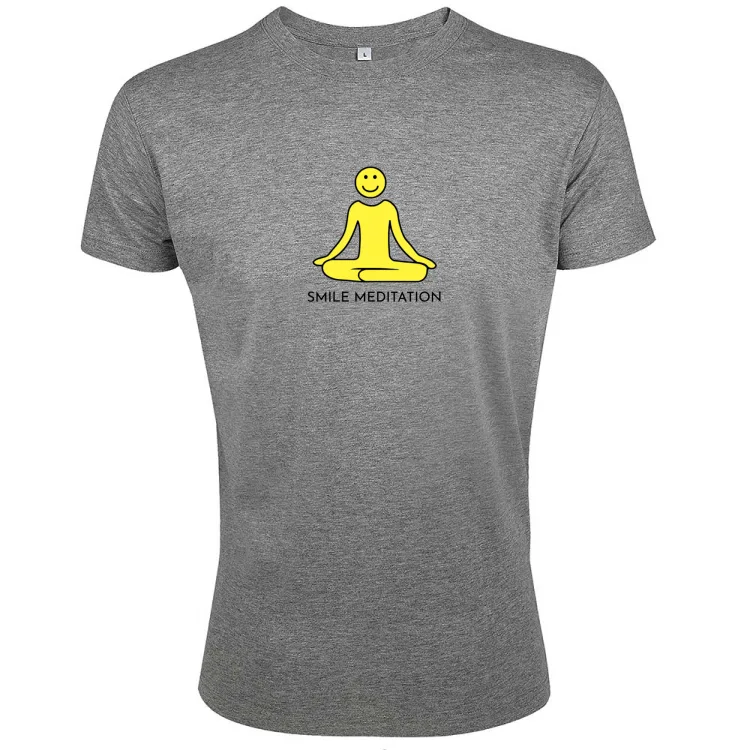 T-shirt Uomo - Smile Meditation