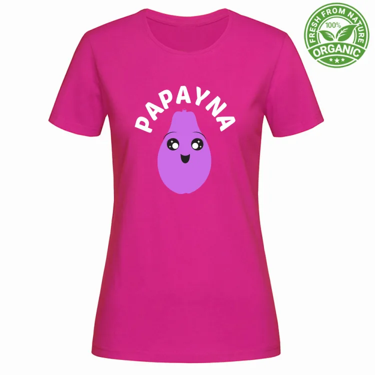 T-shirt Beautiful PAPAYNA woman organica