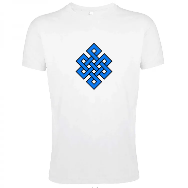 T-shirt Uomo - Nodo infinito buddista