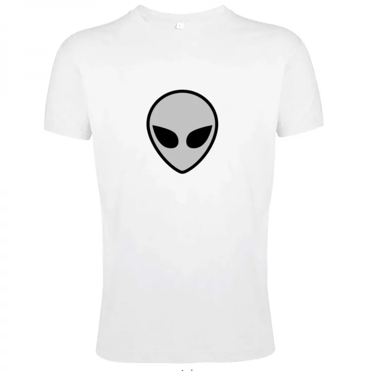 T-shirt Uomo - Alieno grigio