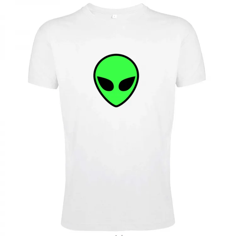 T-shirt Uomo - Alieno verde