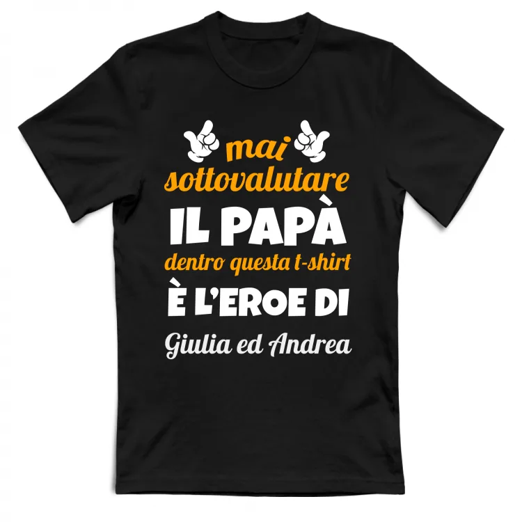 Mai Sottovalutare Papà Personalizzabile