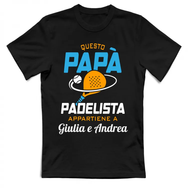 Papa Padelista personalizzabile