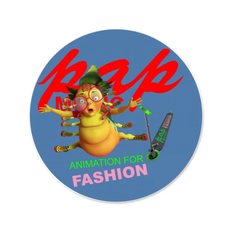PAP Bruco-Sticker-8cm