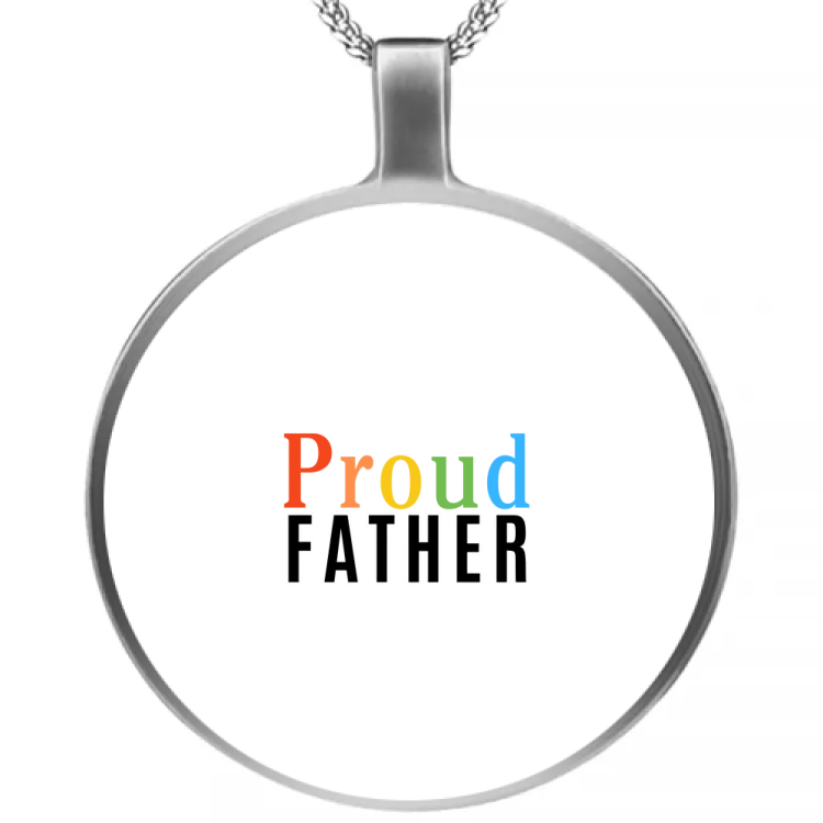Ciondolo tondo Proud father