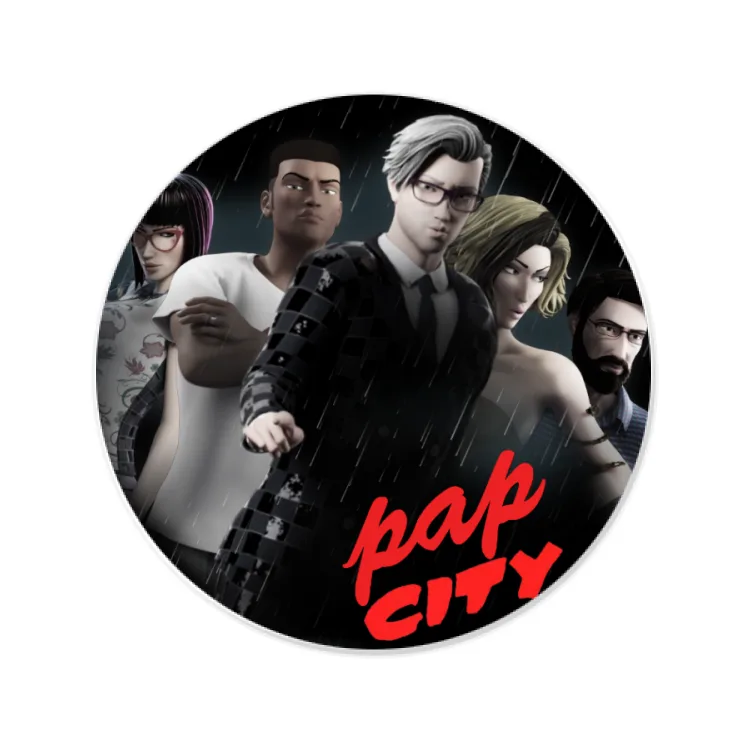 PAPmusic PAP City-Sticker-8cm