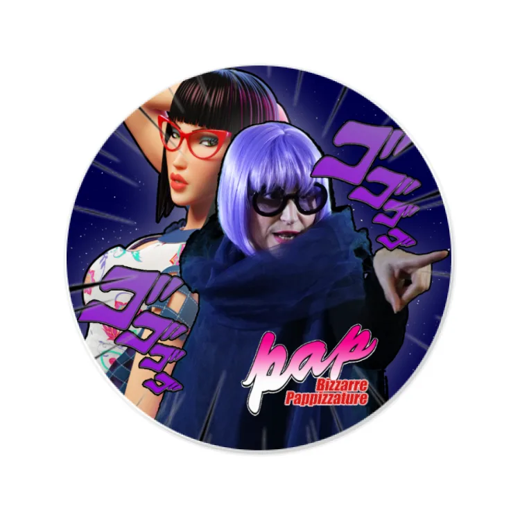 PAPmusic  PAP Bizzarre Avventure-Sticker-8cm