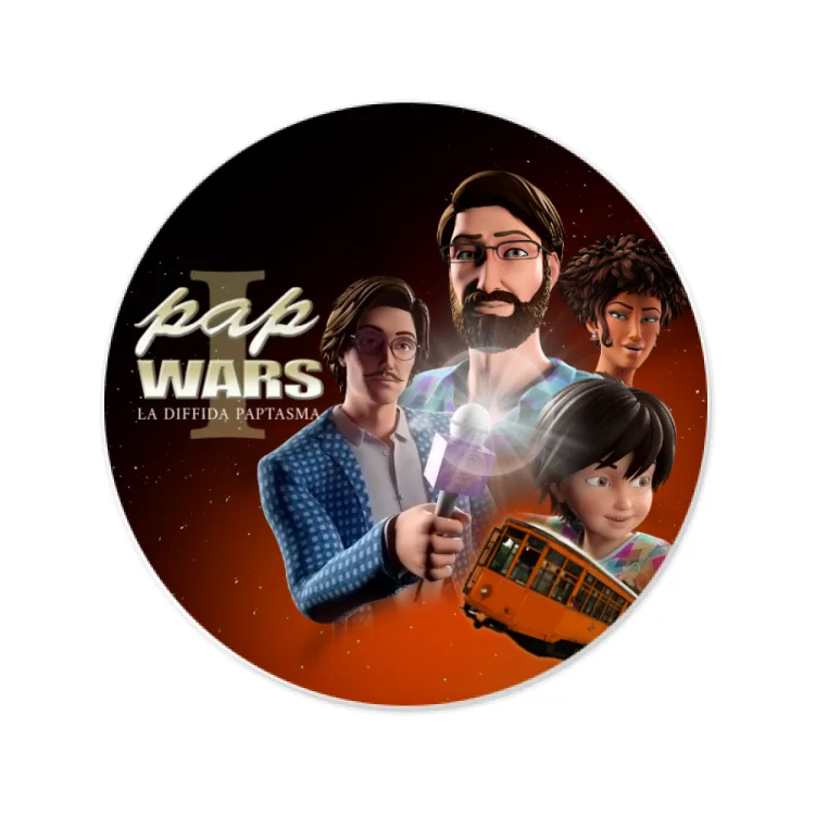 PAPmusic PAP Wars-Sticker-8cm