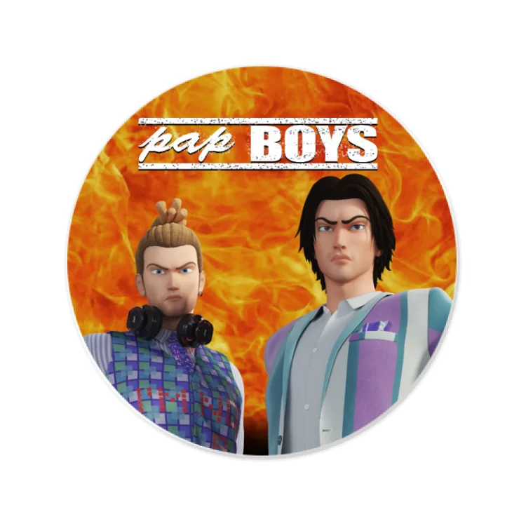 PAPmusic PAP Boys-Sticker-8cm