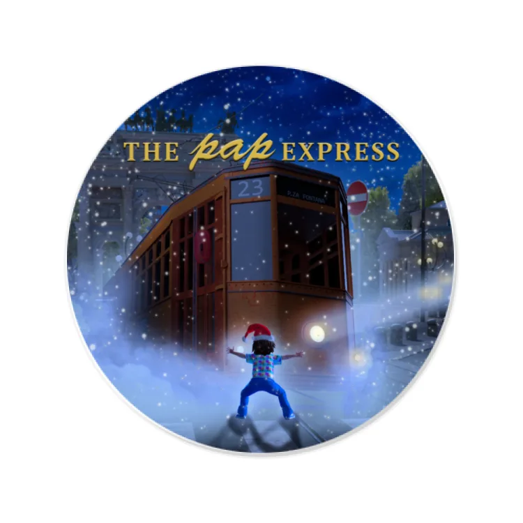 PAPmusic PAP Express-Sticker-8cm