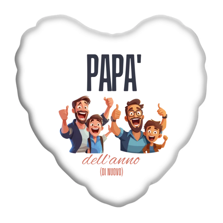Cuscino Cuore papà