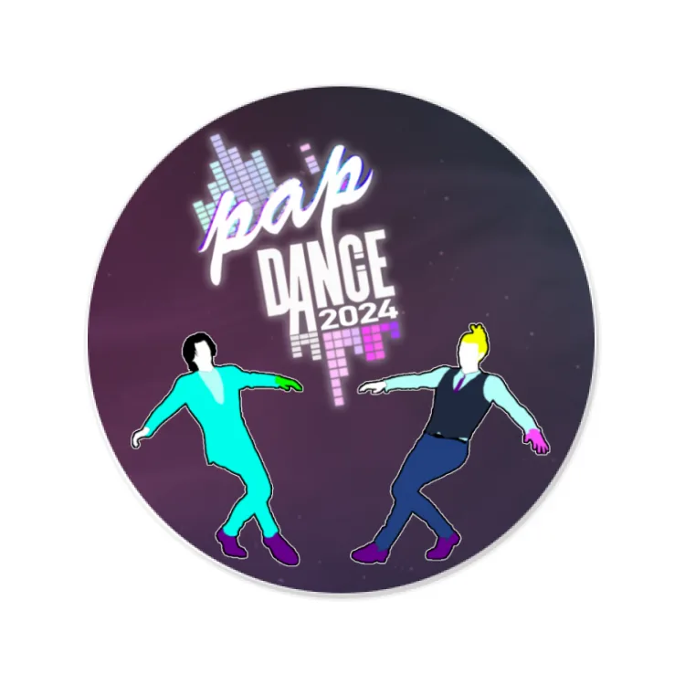 PAPmusic PAP Dance 2024-Sticker-8cm
