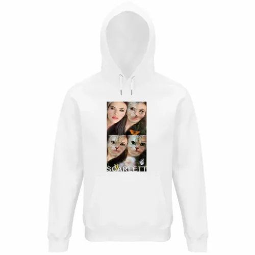 Felpa Organica Unisex Cappuccio