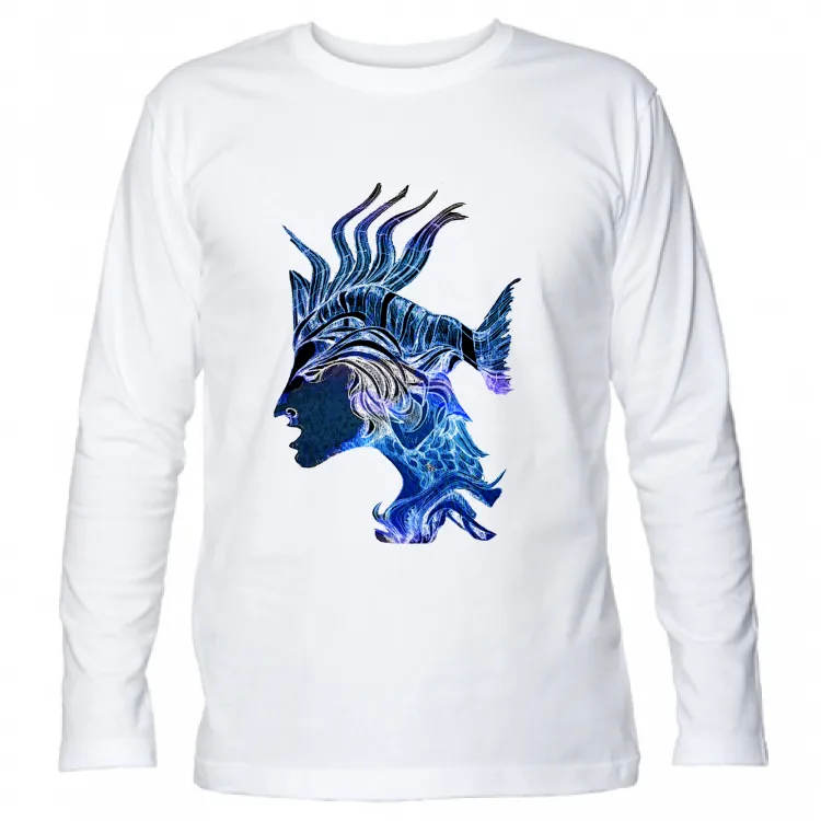 Uomo pesce blu
