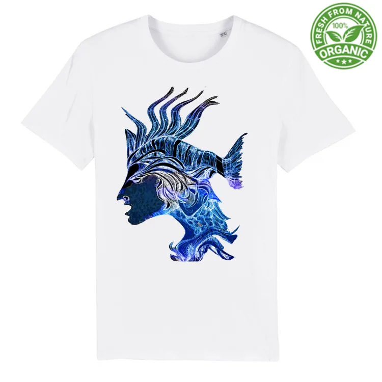 Uomo pesce blu