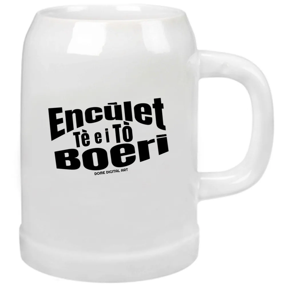 Boccale Birra Enculet te e i to Boeri 1