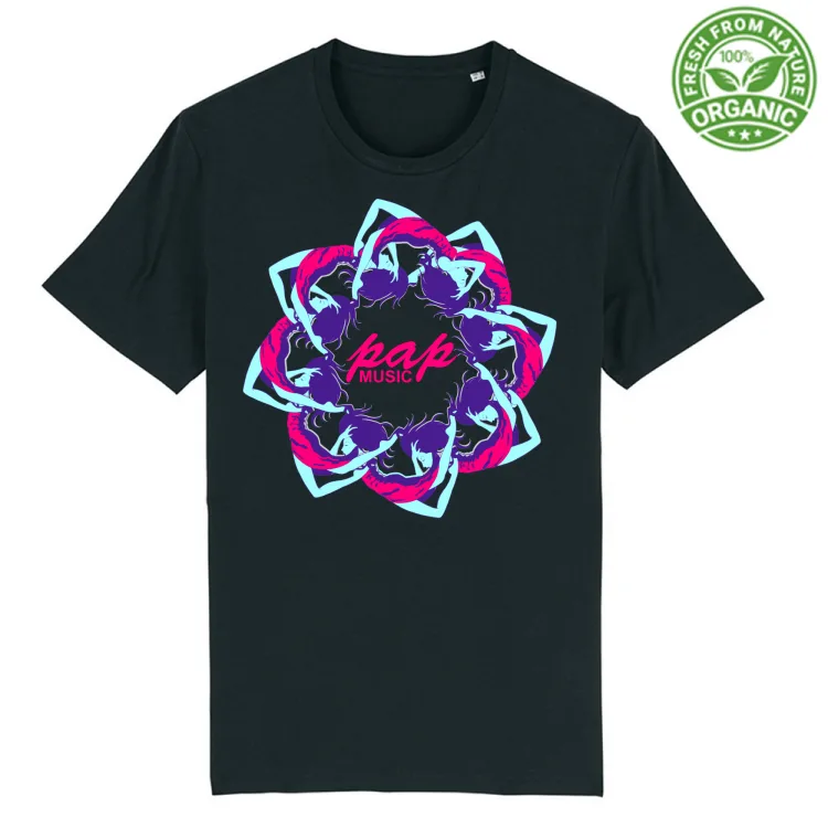 PAPmusic Donna che cade Viola-T-Shirt Unisex