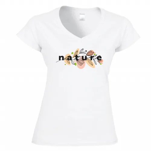 T-Shirt Donna Scollo V