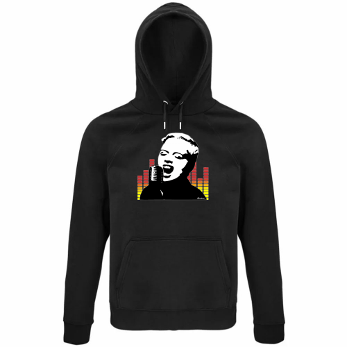 Felpa Organica Unisex Cappuccio