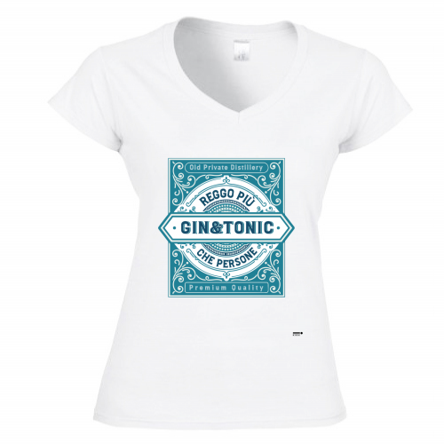T-Shirt Donna Scollo V
