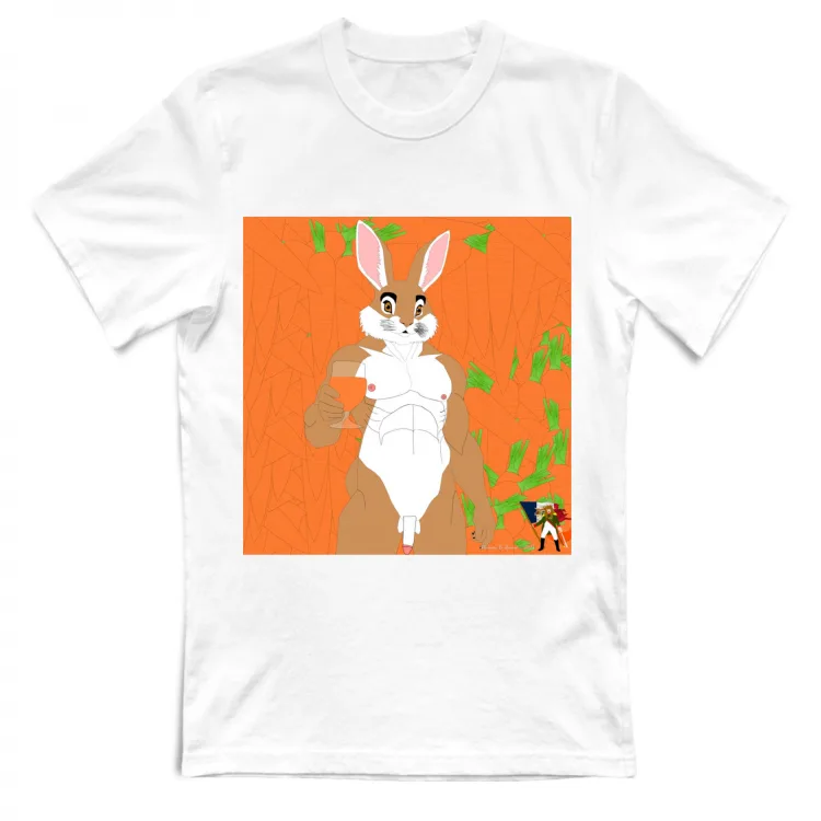 Male Domestic Rabbit An Artistic Anthropomorphic N