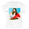 Jesus Christ eats a type of sushi called Ikura