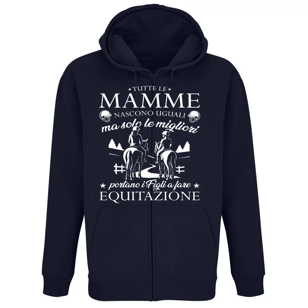 Le Mamme migliori portano i figli a equitazione