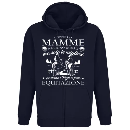 Felpa Premium Cappuccio Zip