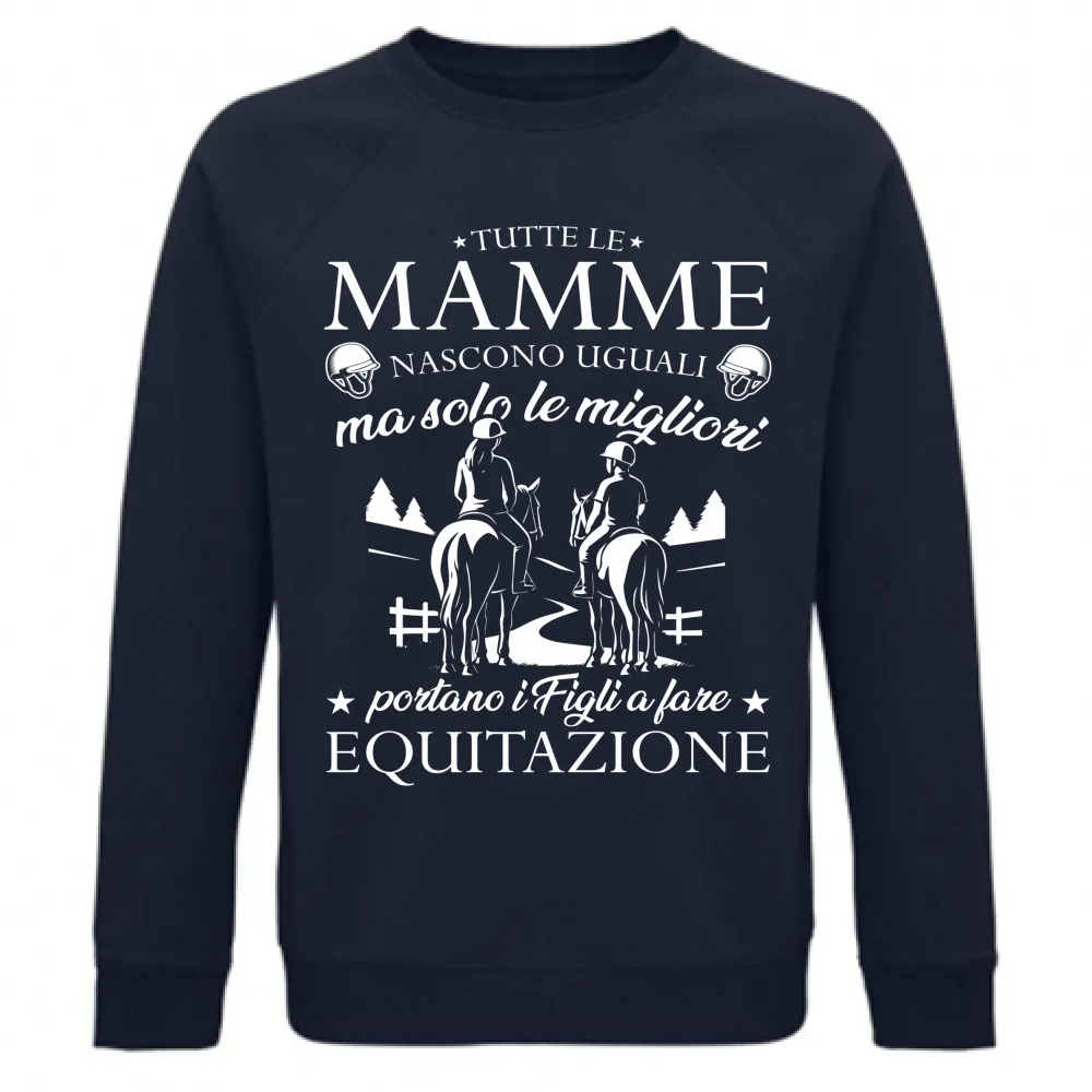 Le Mamme migliori portano i figli a equitazione