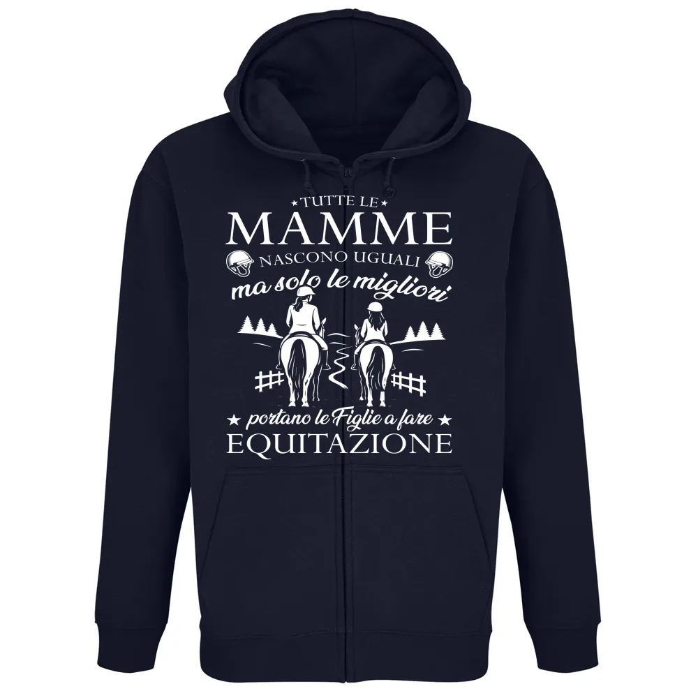 Le Mamme migliori portano le figlie a equitazione