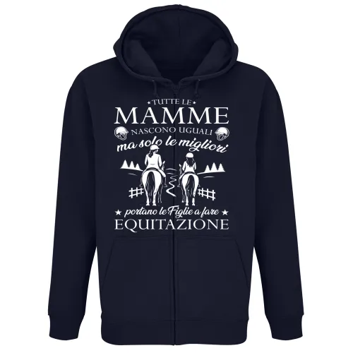 Felpa Premium Cappuccio Zip