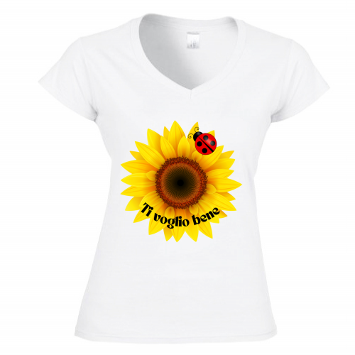 T-Shirt Donna Scollo V