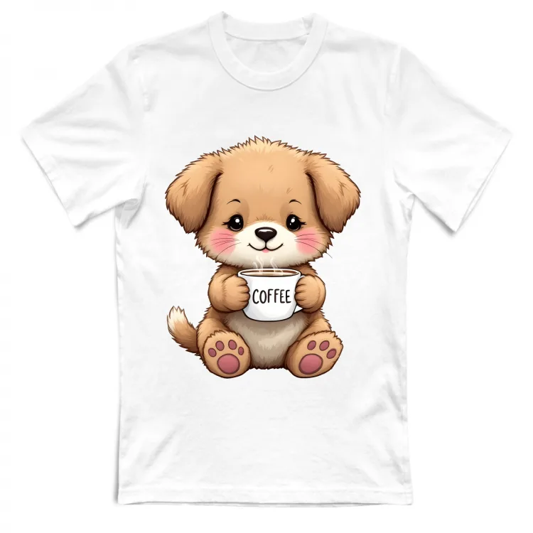 Coffee Time Dog Kawaii