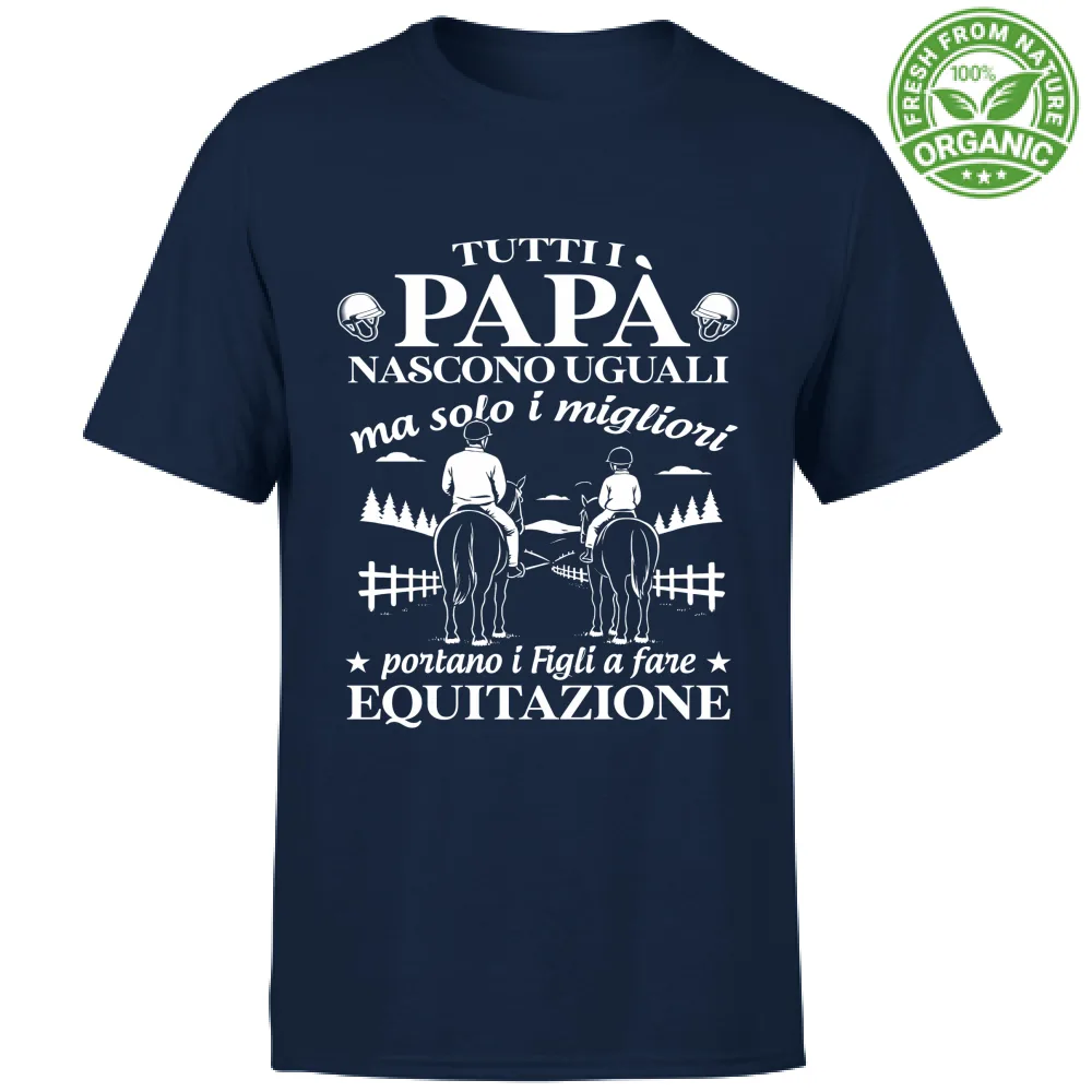 I Papà migliori portano i figli a equitazione