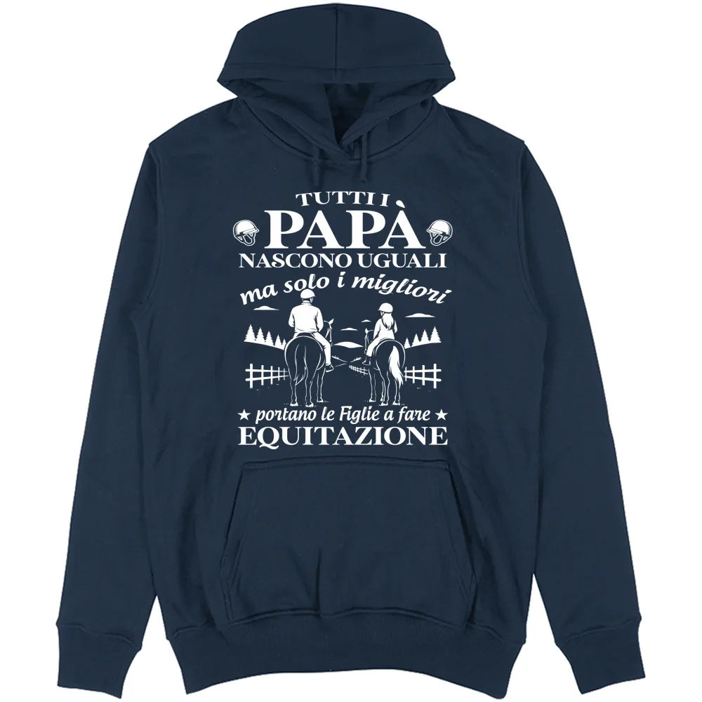 I Papà migliori portano le figlie a equitazione