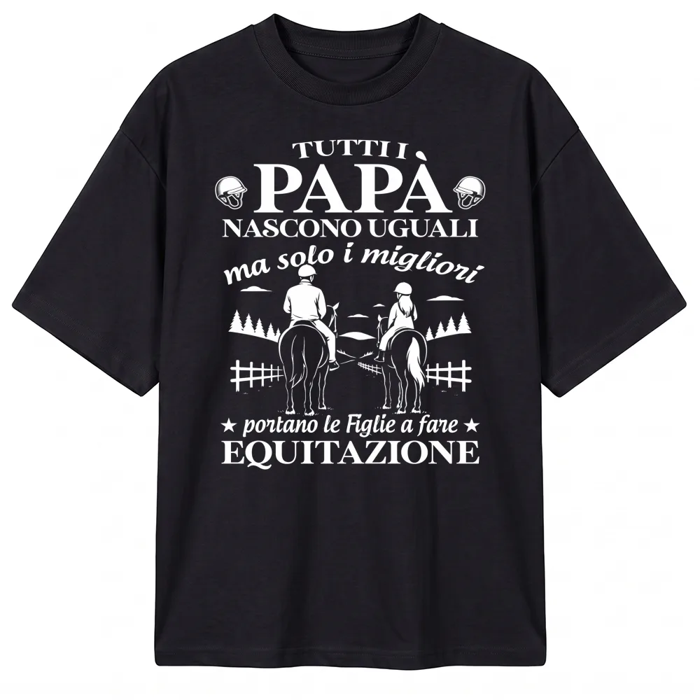 I Papà migliori portano le figlie a equitazione