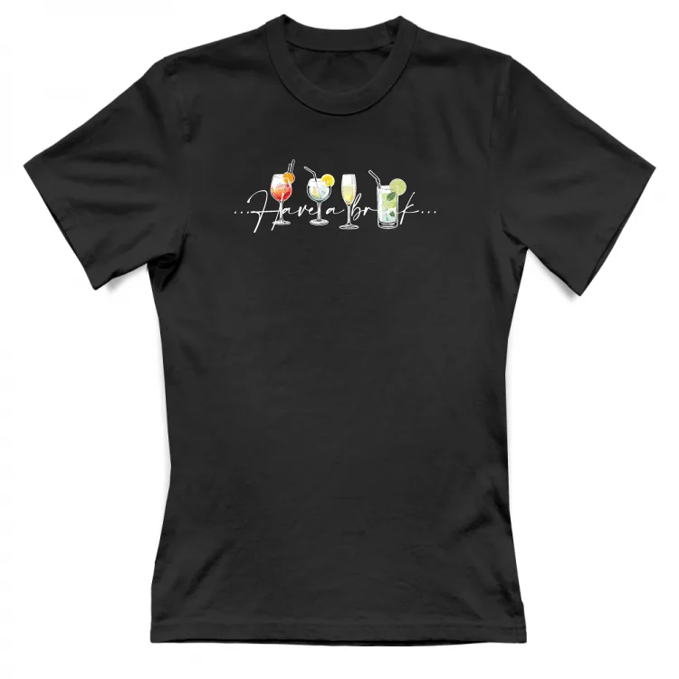 Tshirt Donna Cocktails