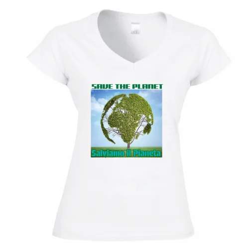 T-Shirt Donna Scollo V