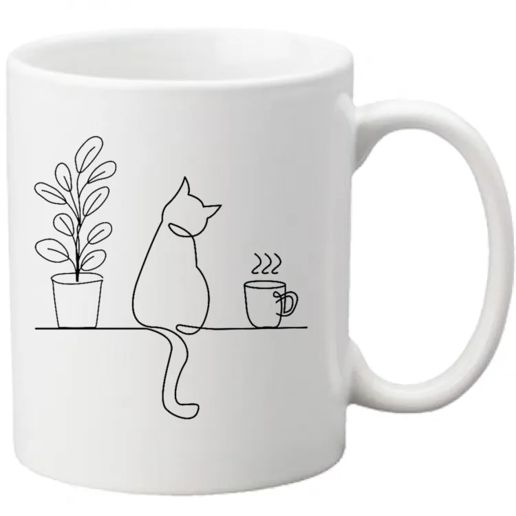 mug cats and coffee