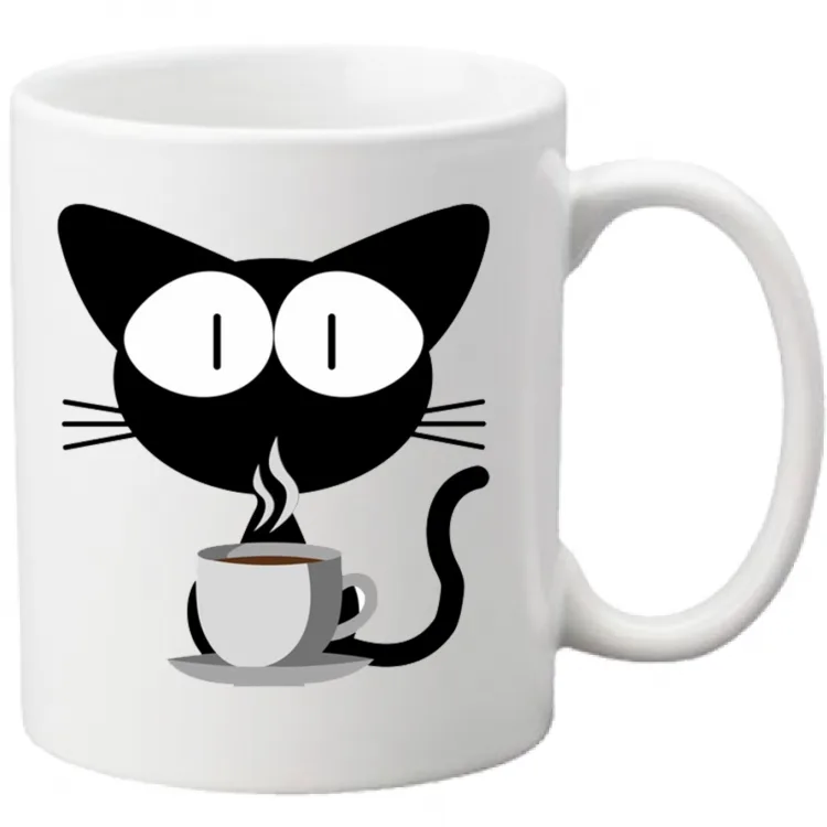 mug "cats and coffee"