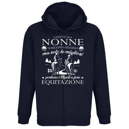 Felpa Premium Cappuccio Zip