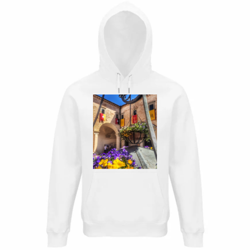 Felpa Organica Unisex Cappuccio