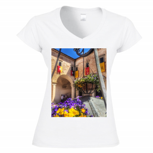 T-Shirt Donna Scollo V