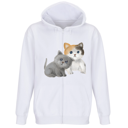 Felpa Premium Cappuccio Zip
