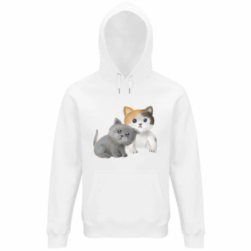 Felpa Organica Unisex Cappuccio