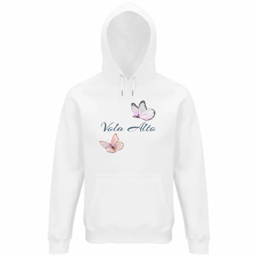 Felpa Organica Unisex Cappuccio