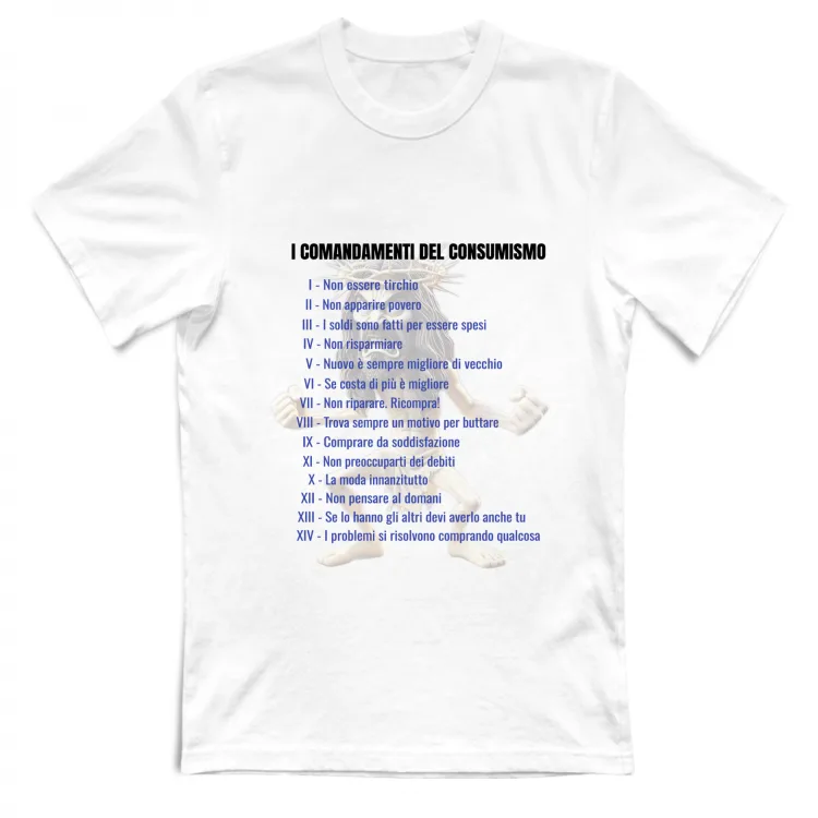 i comandamenti del consumismo
