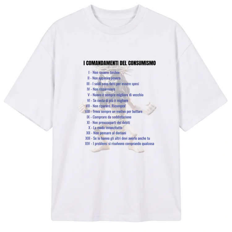 i comandamenti del consumismo