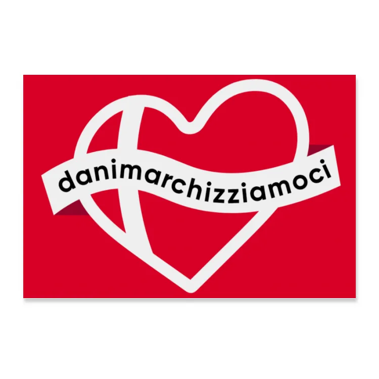 Poster 90x60 cm Danimarchizziamoci 